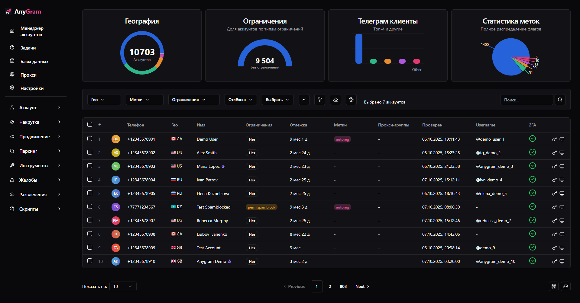 Anygram product preview